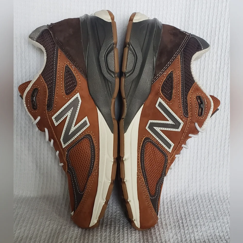🌟SEE NEW LISTING🌟🎉HP!🎉 🦁L.L. BEAN x New Balance 990 V4 🤎 Womens 8.5 - Picture 2 of 15